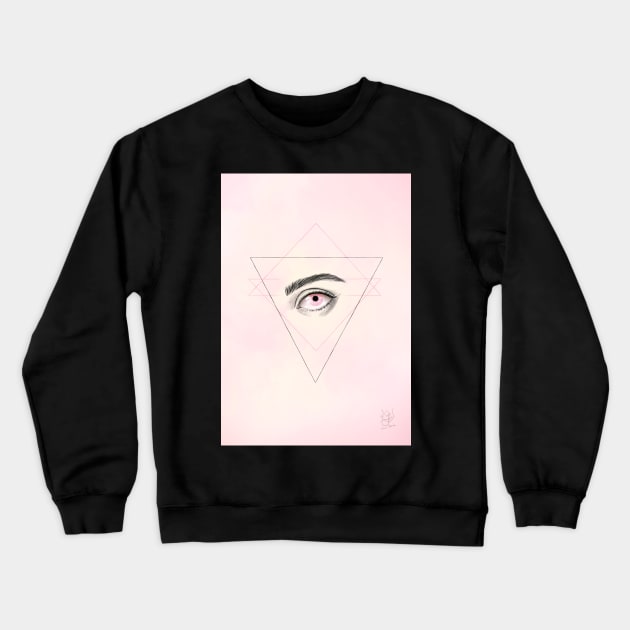 Rose Quartz Crewneck Sweatshirt by BastetLand